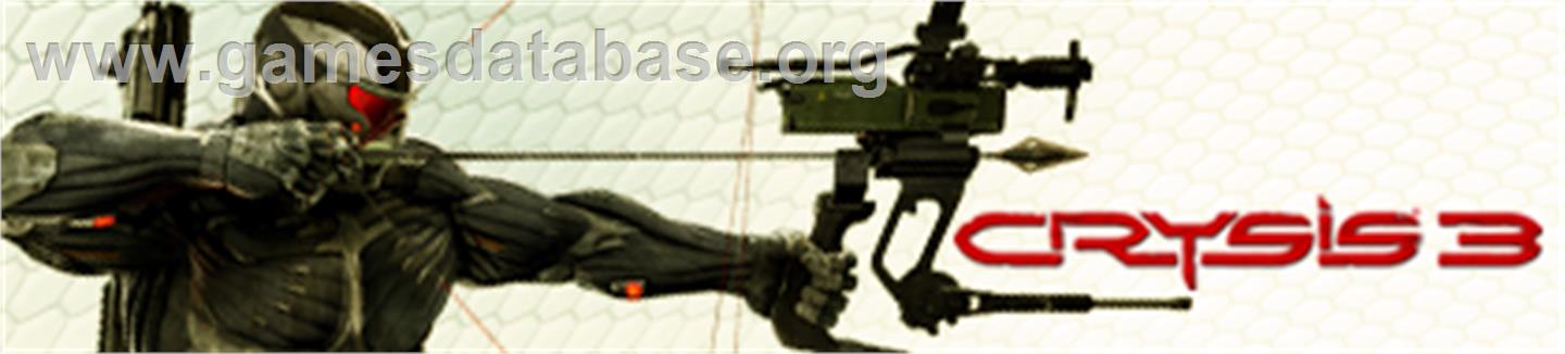 Crysis® 3 - Microsoft Xbox 360 - Artwork - Banner